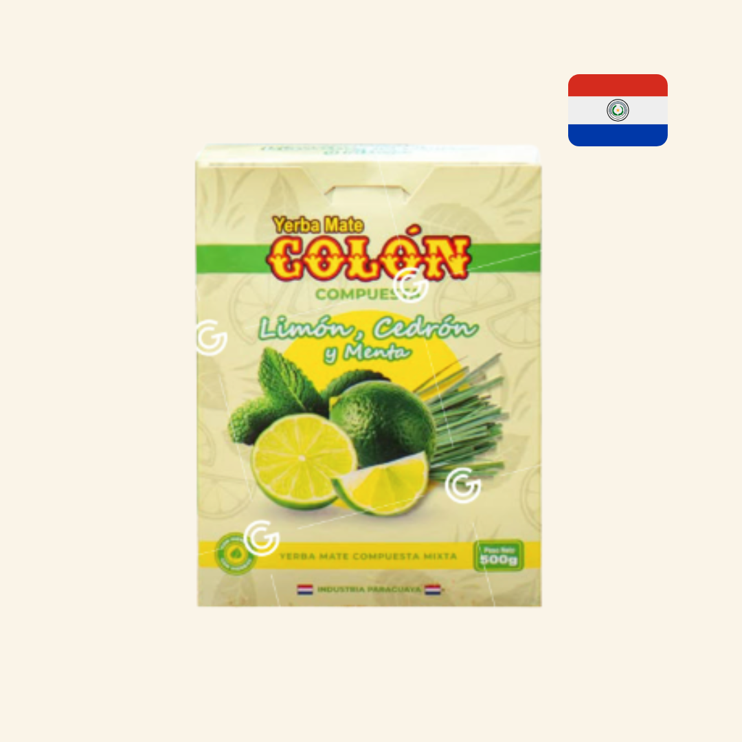 Colon Yerba Mate - Limon, Cedron y Menta