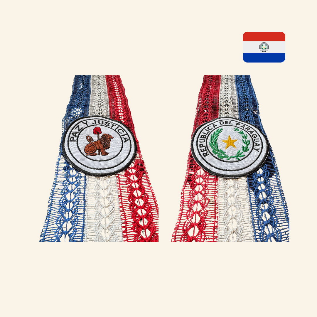 Paraguay Ñanduti Graduation Stole