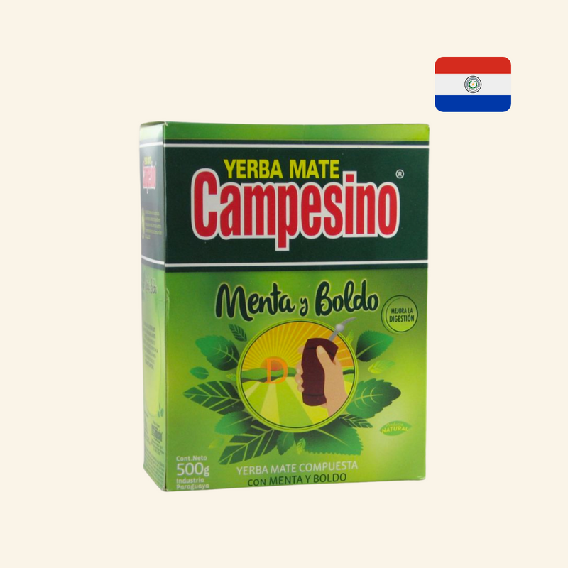 Campesino Yerba Mate - Sabor Menta y Boldo